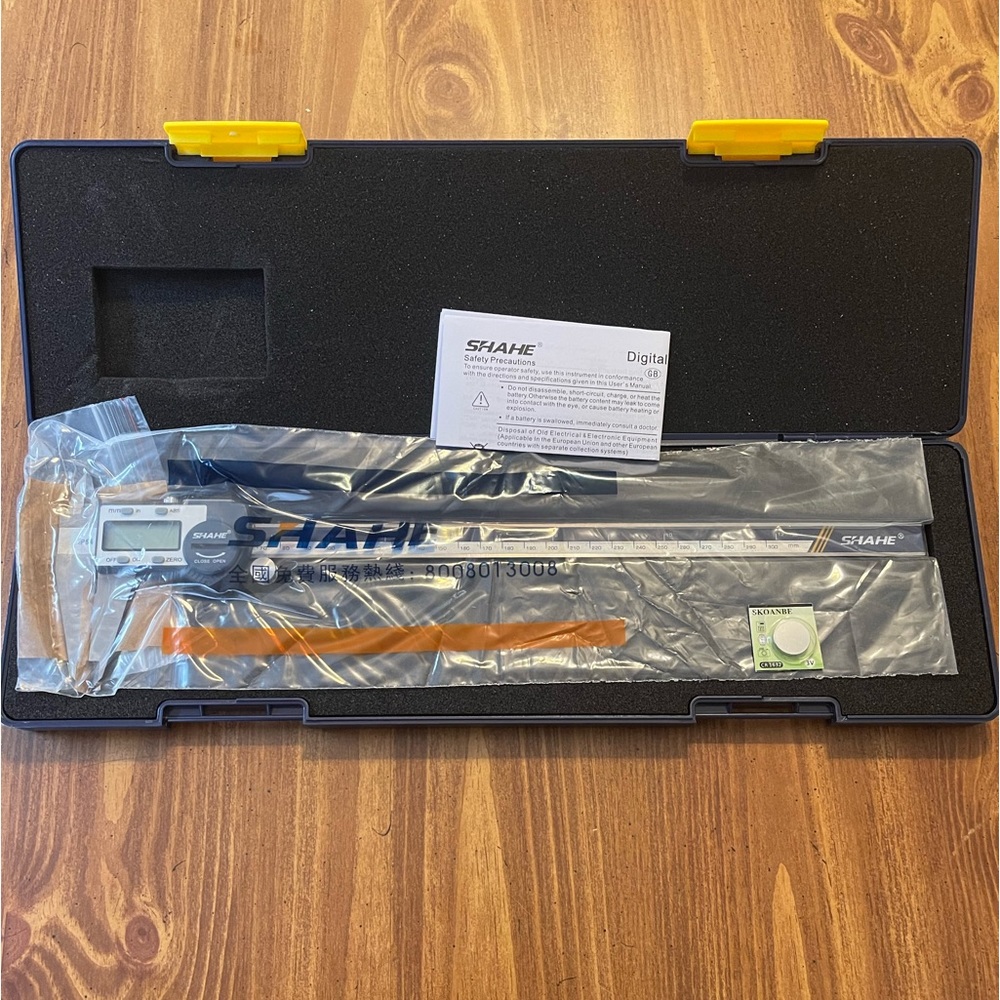 Electronic Digital Caliper Gauge Micrometer Steel Vernier Caliper Tools 12In/300